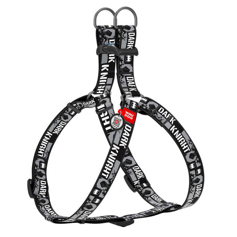 0710-2011 WAUDOG Nylon dog harness with QR passport, 