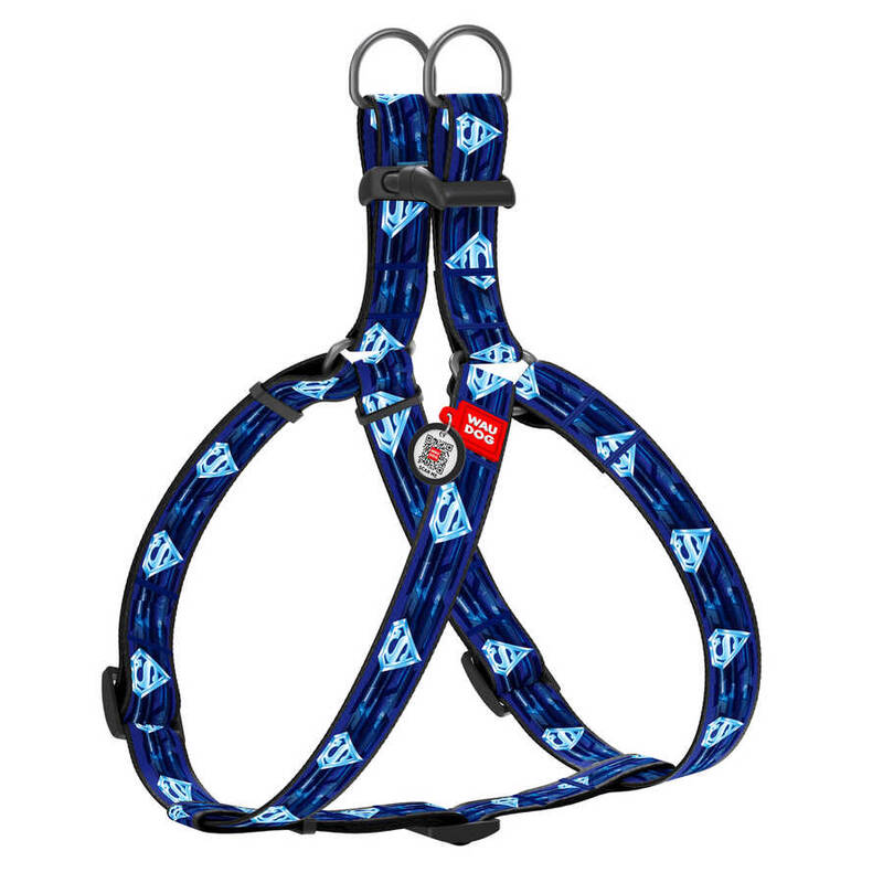 0710-2013 WAUDOG Nylon dog harness with QR passport, 