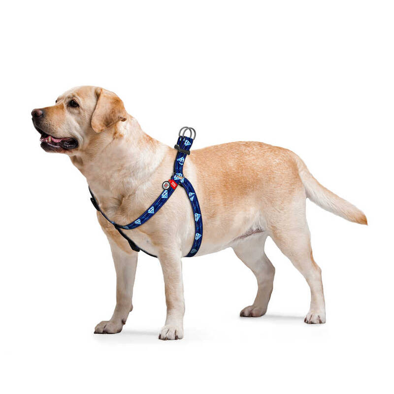 0710-2013 WAUDOG Nylon dog harness with QR passport, 