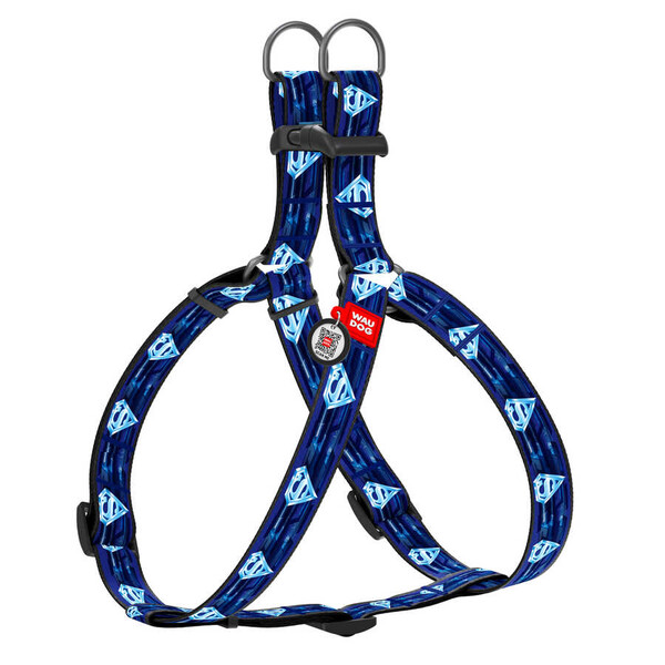 Collar - 0725-2013 WAUDOG Nylon dog harness with QR passport, 