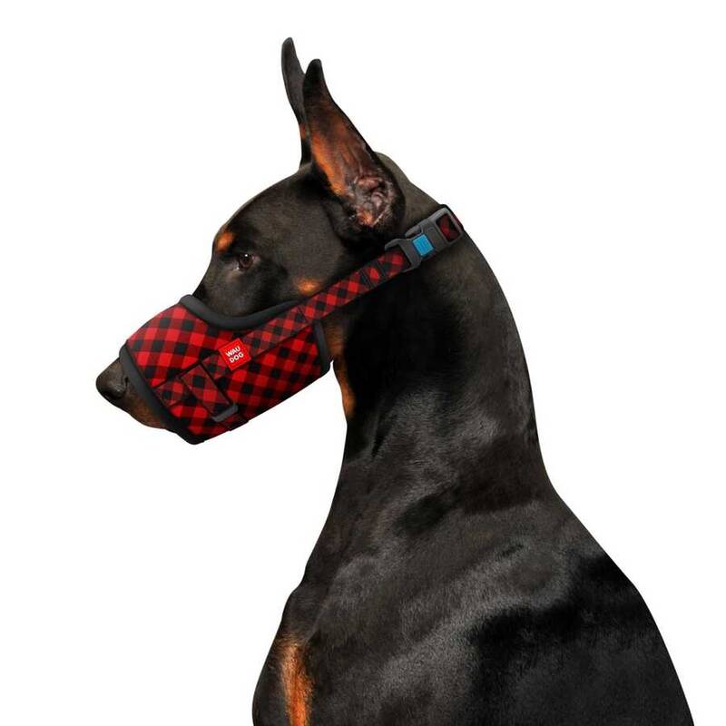 Collar Waudog Red Tartan Model Köpek Ağızlığı 14-20 Cm No:1 (5374)