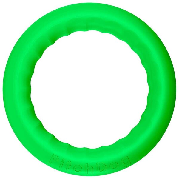 62385-PitchDog30, fetch ring (diameter 28 cm) lime green - Thumbnail