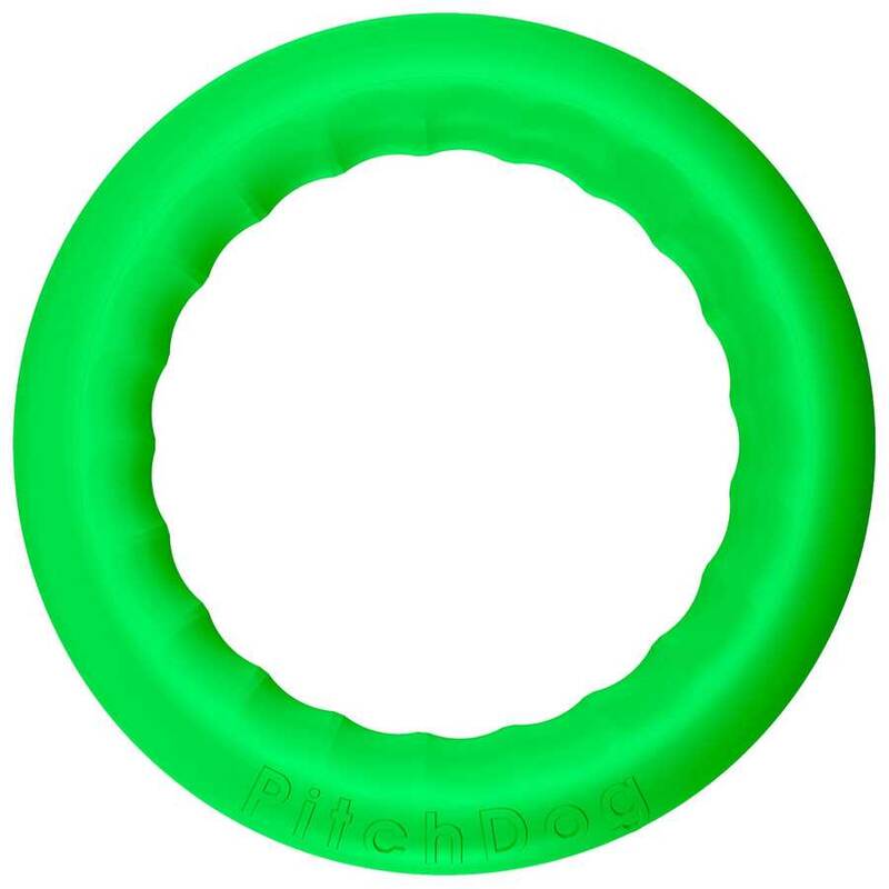 62385-PitchDog30, fetch ring (diameter 28 cm) lime green