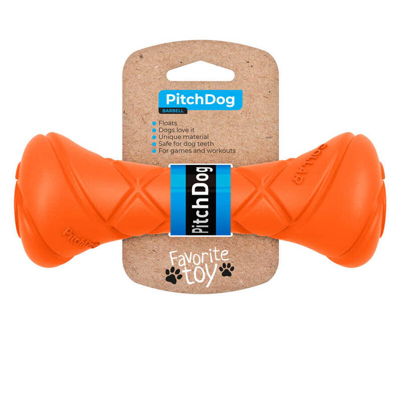 Collar PitchDog Plastik Köpek Oyuncağı Turuncu 19 Cm (62394)