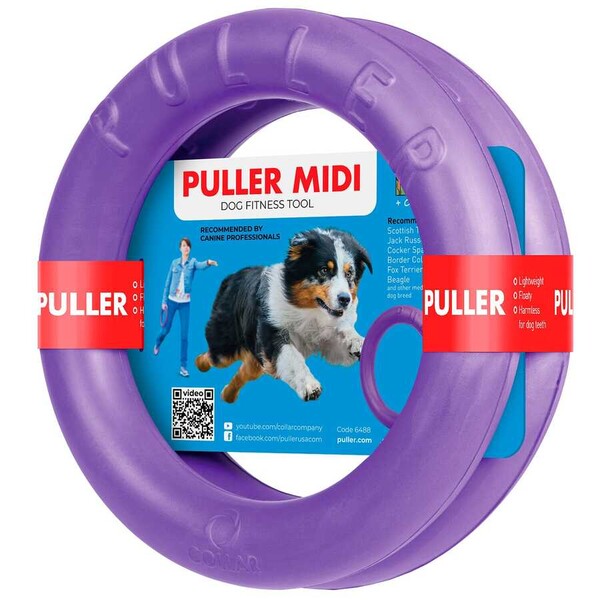 6488-PULLER Midi dog training device diameter 20 cm - Thumbnail