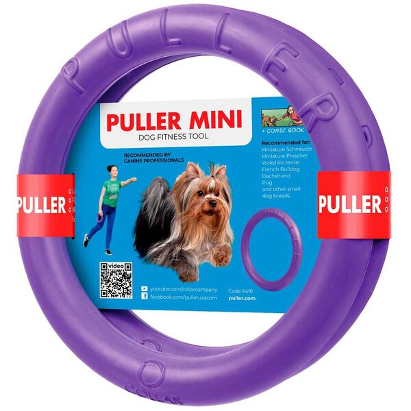 6491-PULLER Mini dog training device diameter 18 cm - Thumbnail