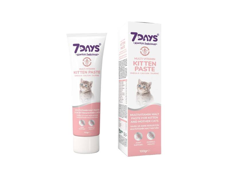 7 Days Kitten Paste 100 Gram - Yavru Kedi Gelişim Macunu