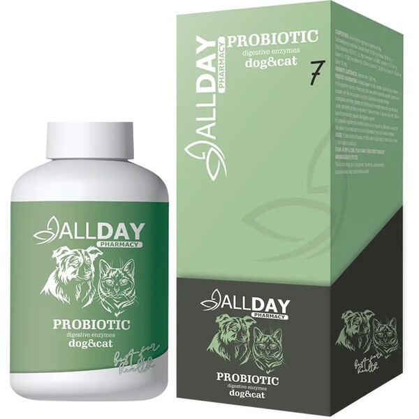 All Day - ALL-174199 ALLDAY 7 PROBİOTİC TABLET CAT&DOG 25 GR
