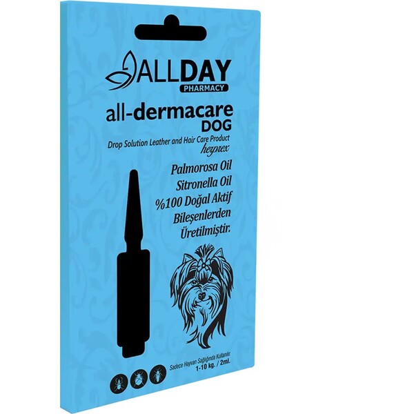All Day - ALL-174457 ALLDAY ALL-DERMACARE DOG 2 ML 1-10 KG