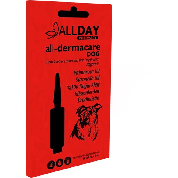 All Day - ALL-174471 ALLDAY ALL-DERMACARE DOG 4 ML 10-20 KG
