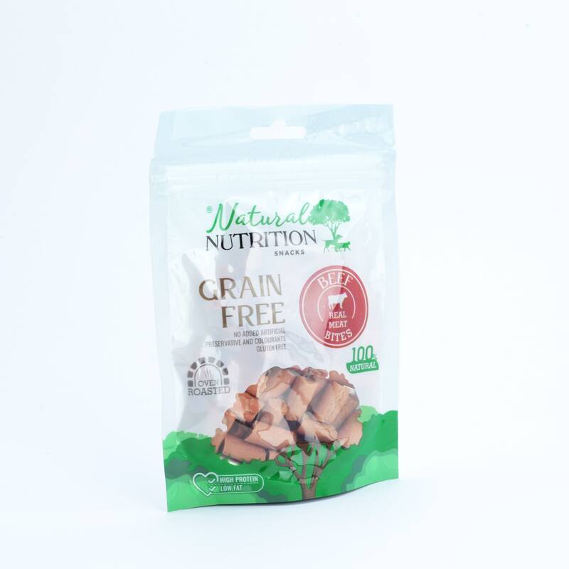 Natural Nutrition Snacks Biftek Eti Minik Taneler Köpek Ödülü 75 Gr