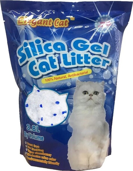 Elegant Cat Silika Gel Kristal Kedi Kumu 3.8 Lt - Thumbnail