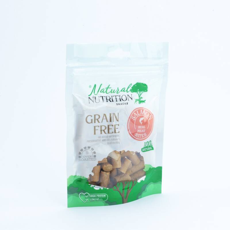 Natural Nutrition Snacks Somon Eti Minik Taneler Köpek Ödülü 75 Gr