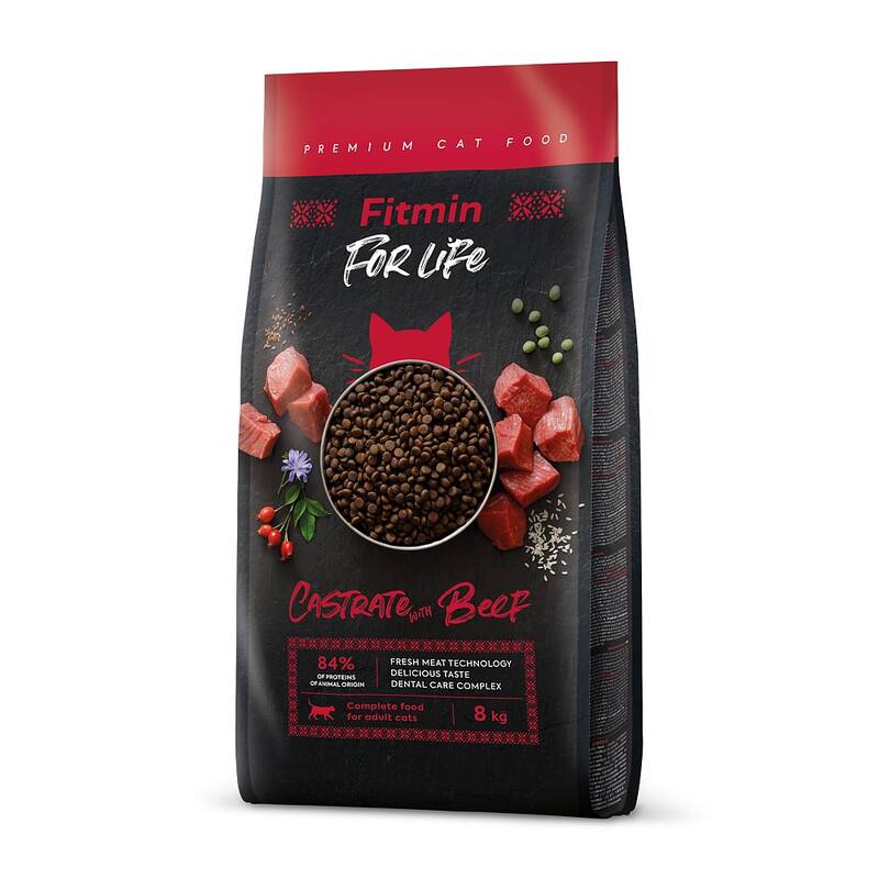 Fitmin Forlife Castrate Beef 8 Kg Kısır Kedi Maması