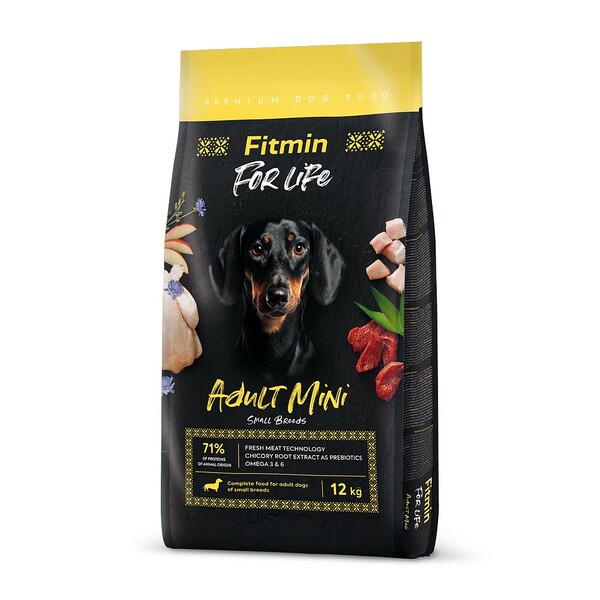 Fitmin - Fitmin Forlife Adult Mini Ufak Irk Yetişkin Köpek Maması 12 Kg