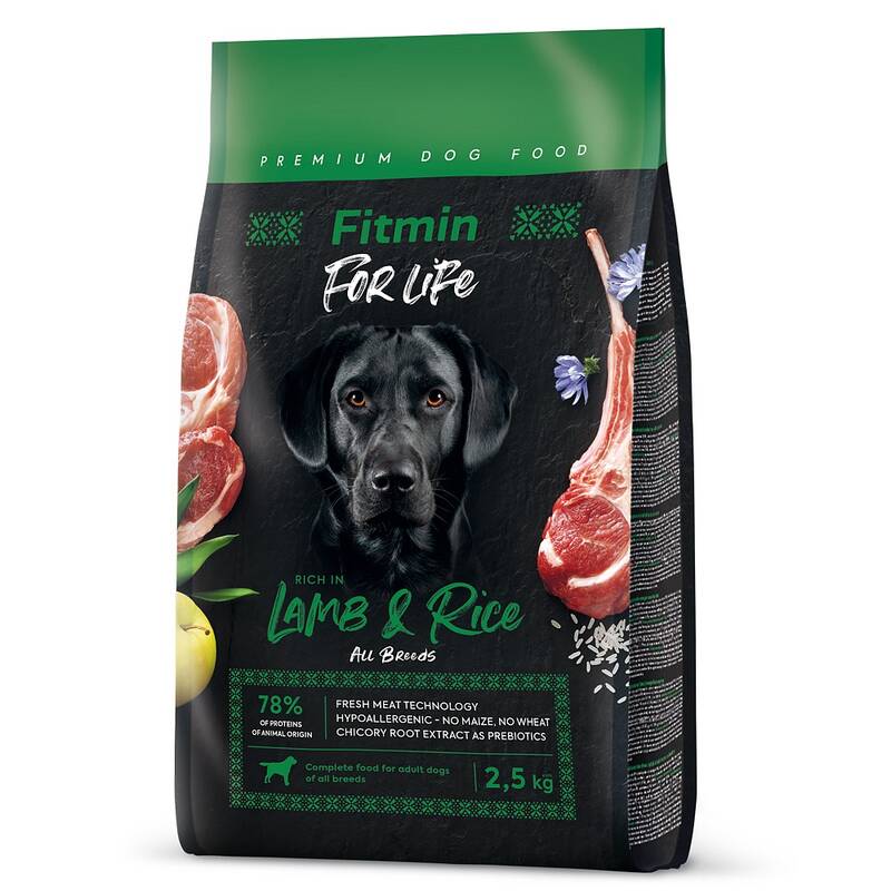 Fitmin For Life Lamb Kuzu Etli Köpek Maması - 2,5 kg