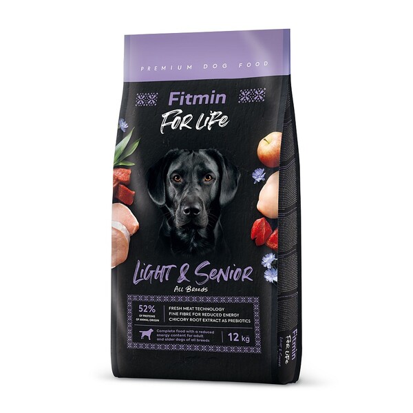 Fitmin - Fitmin For Life Light & Senior Yaşlı ve Kilolu Yetişkin Köpek Maması 12 Kg