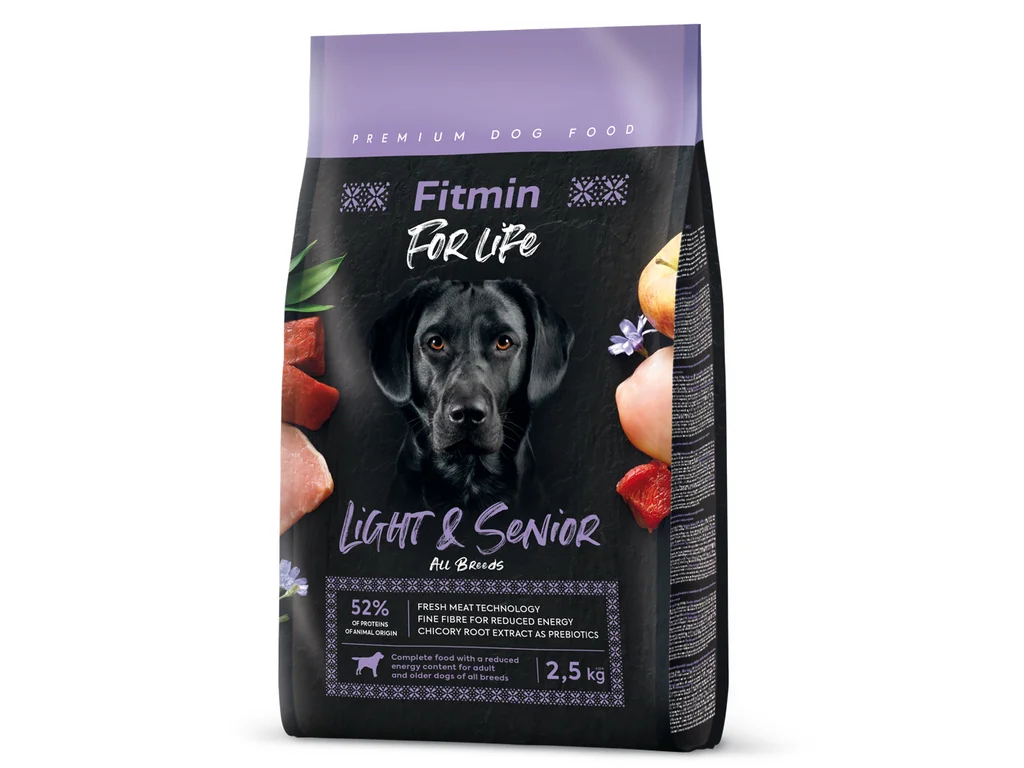 Fitmin For Life Light & Senior Yaşlı ve Kilolu Yetişkin Köpek Maması 2,5Kg