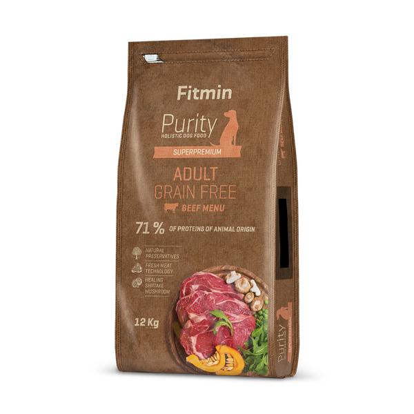 Fitmin - Fitmin dog Purity GF Adult Beef - 12 kg