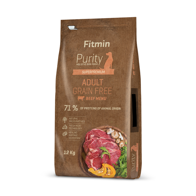 Fitmin dog Purity GF Adult Beef - 12 kg