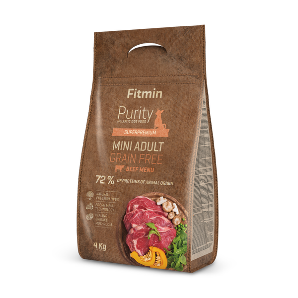 Fitmin - Fitmin dog Purity GF Adult Mini Beef - 4 kg