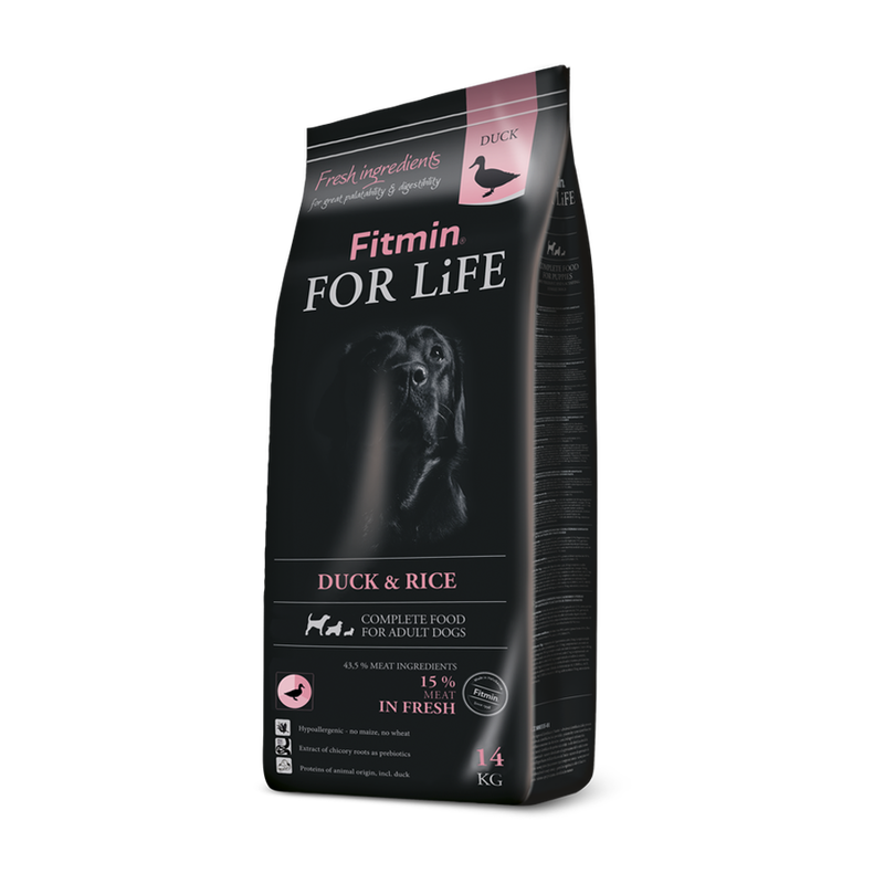 Fitmin For Life Duck & Rice Ördek Etli Yetişkin Köpek Maması 14 Kg