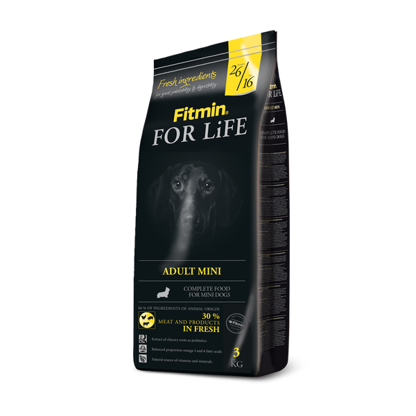 Fitmin - Fitmin For Life Adult Mini Ufak Irk Yetişkin Köpek Maması 3 Kg