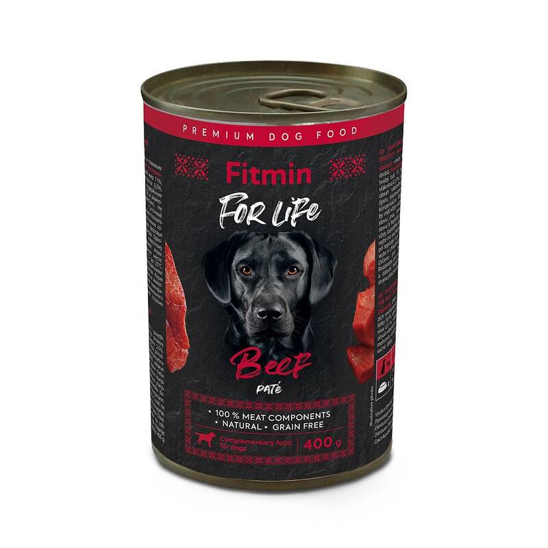 Fitmin For Life Biftekli Pate Köpek Konserve Maması 400 Gram