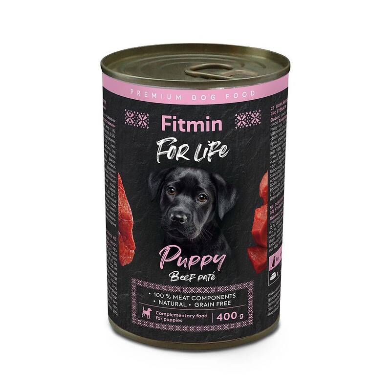 Fitmin For Life Biftekli Pate Yavru Köpek Konserve Maması 400 Gram