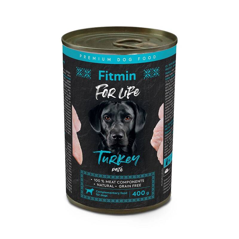 Fitmin For Life Hindi Etli Pate Köpek Konserve Maması 400 Gram