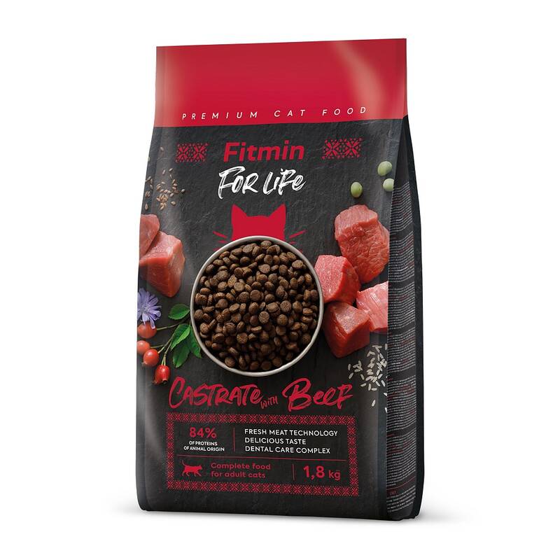 Fitmin Forlife Castrate Beef 1,8 Kg Kısır Kedi Maması