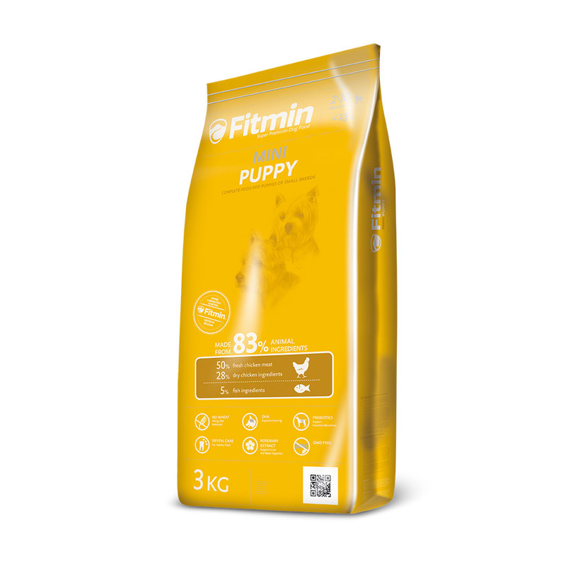 Fitmin Mini Puppy %50 Taze Tavuk Etli Ufak Irk Yavru Köpek Maması 3 Kg