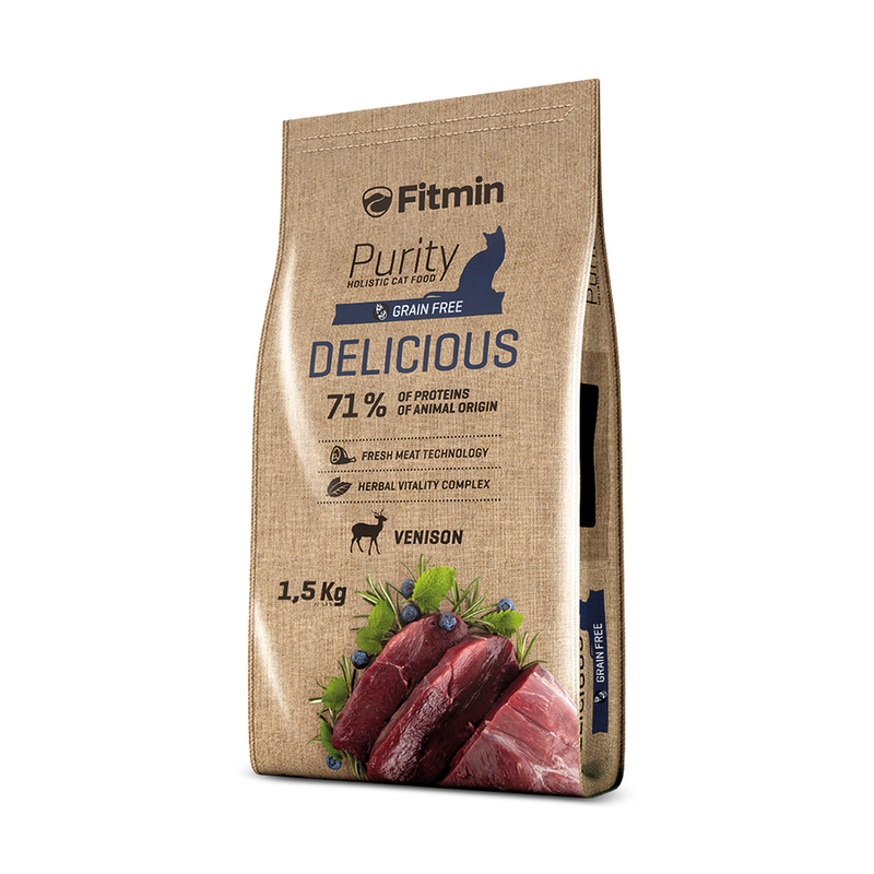 Fitmin Purity Delicious Taze Av Etli Yetişkin Kedi Maması 1,5 Kg