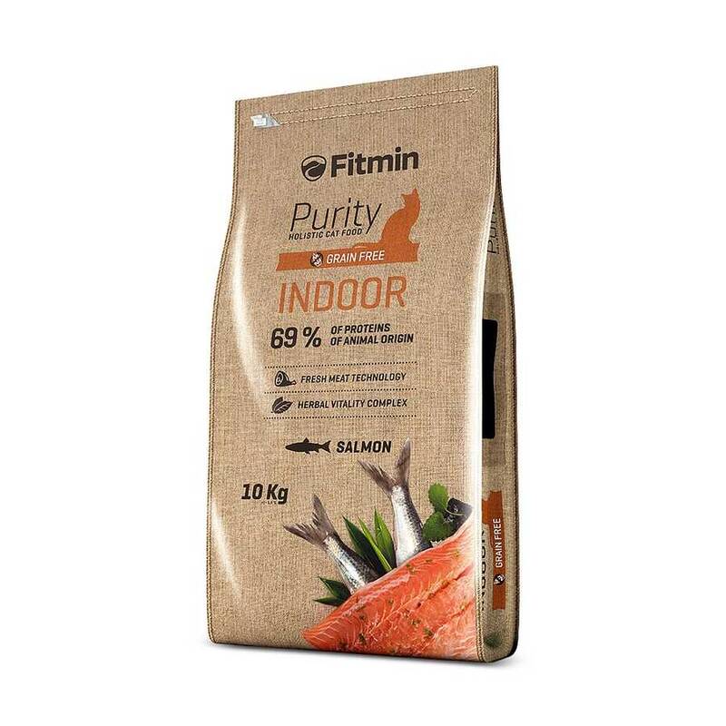 Fitmin Purity İndoor Taze Somon Etli Yetişkin Kedi Maması 10 Kg