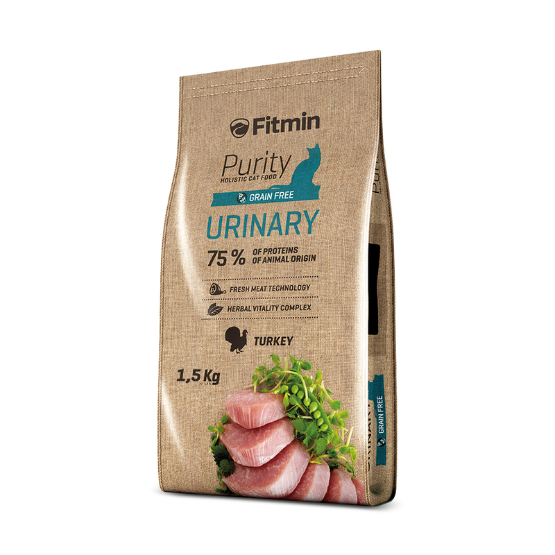 Fitmin Purity Urinary Taze Hindi Etli Yetişkin Kedi Maması 1,5 Kg