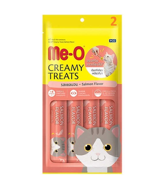 Meo - TR5CACH4515 Me-O Creamy Treat Somon Kedi Ödülü 4x15gr (12 adet)