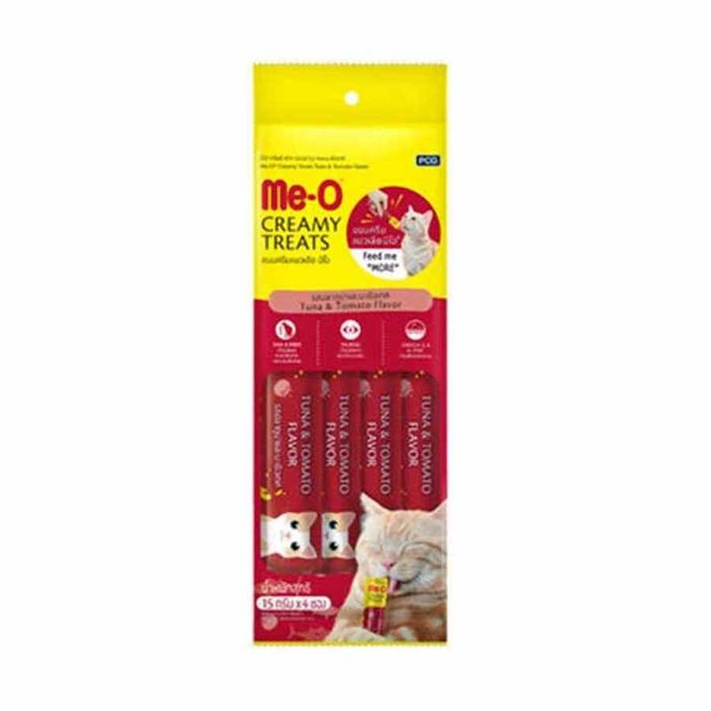 TR5CACH0715 Me-O Creamy Treat Ton Balığı & Domates Kedi Ödülü 4X15gr (12 adet)