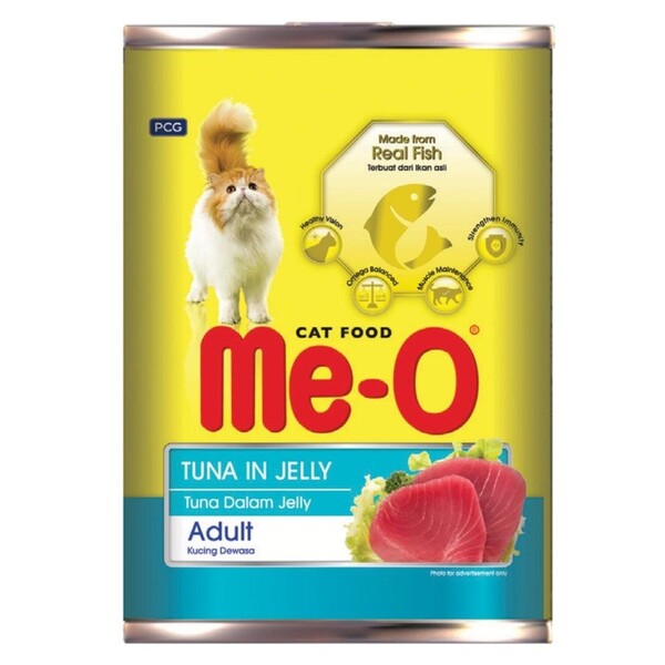 Meo - TR5CC2N90400 Meo Jöle İçinde Ton Balıklı Yetişkin Kedi Konserve 400 Gram (24 AD)