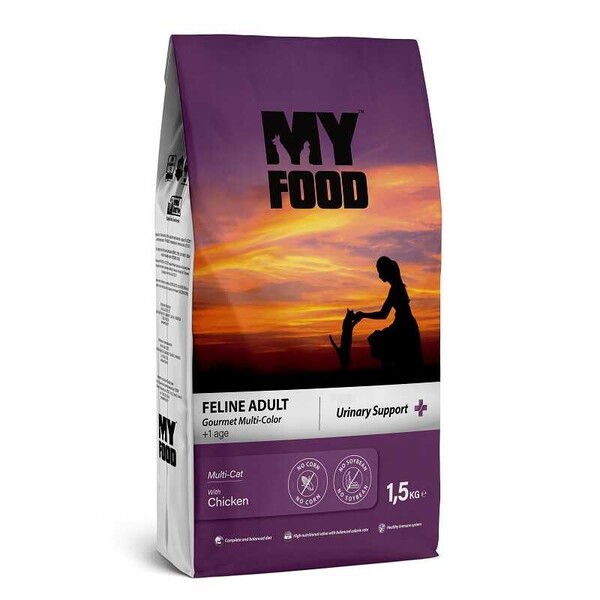 My Food Gurme Yetişkin Kedi Maması Urinary Support 1,5 Kg - Thumbnail