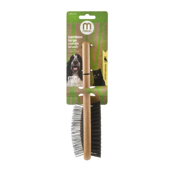 Nylabone - Nylabone Bamboo Çift Taraflı Fırça - Büyük (6280015)