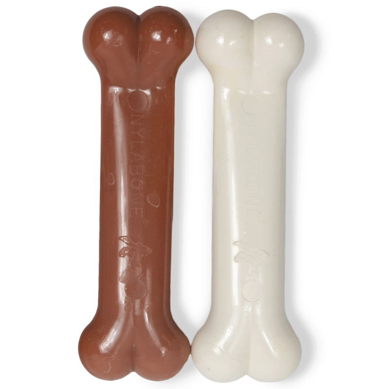 Nylabone Tavuk ve Domuz Aromalı Köpek Çiğneme Kemiği L 2Li