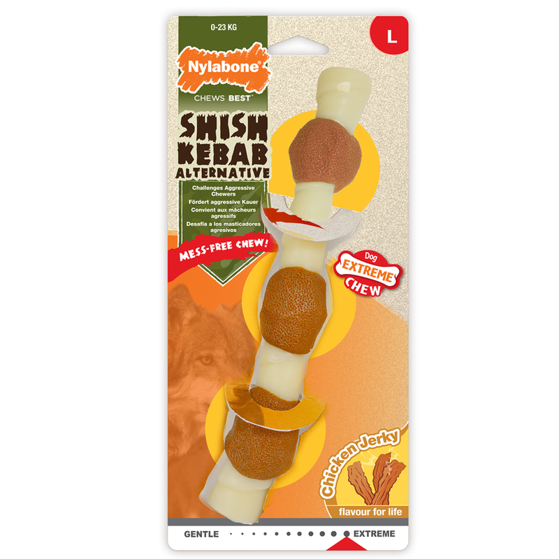 Nylabone Tavuk Aromalı Köpek Çiğneme Çubuğu L