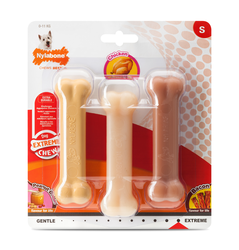 Nylabone - Nylabone Fıstık Ezmesi, Tavuk ve Domuz Pastırması Aromalı Köpek Çiğneme Seti S