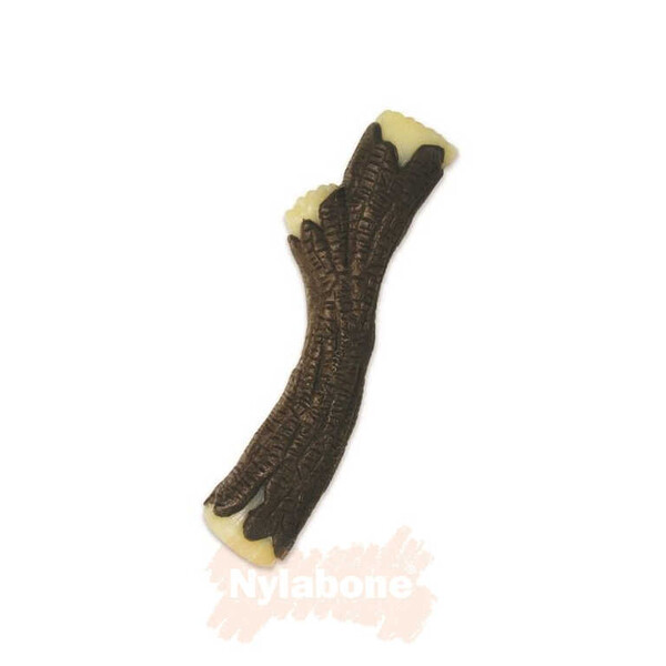 Nylabone Domuz Pastırması Aromalı Köpek Çiğneme Çubuğu M - Thumbnail