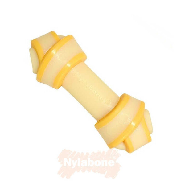 Nylabone Domuz Pastırması ve Peynir Aromalı Köpek Çiğneme Kemiği L - Thumbnail