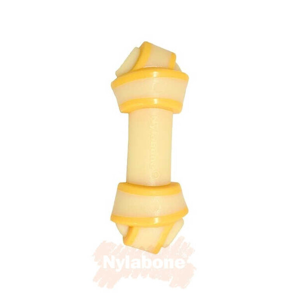 Nylabone Domuz Pastırması ve Peynir Aromalı Köpek Çiğneme Kemiği M - Thumbnail