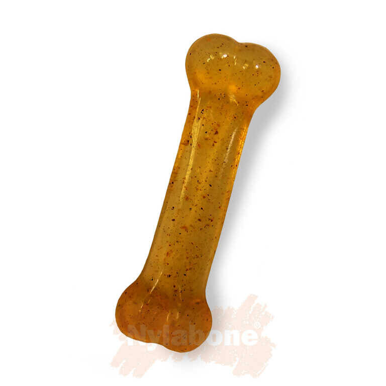 Nylabone Tavuk Aromalı Yavru Köpek Çiğneme Kemiği S