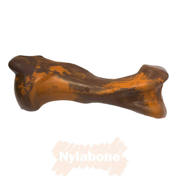 Nylabone Biftek ve Gravy Sos Aromalı Köpek Çiğneme Kemiği M - Thumbnail