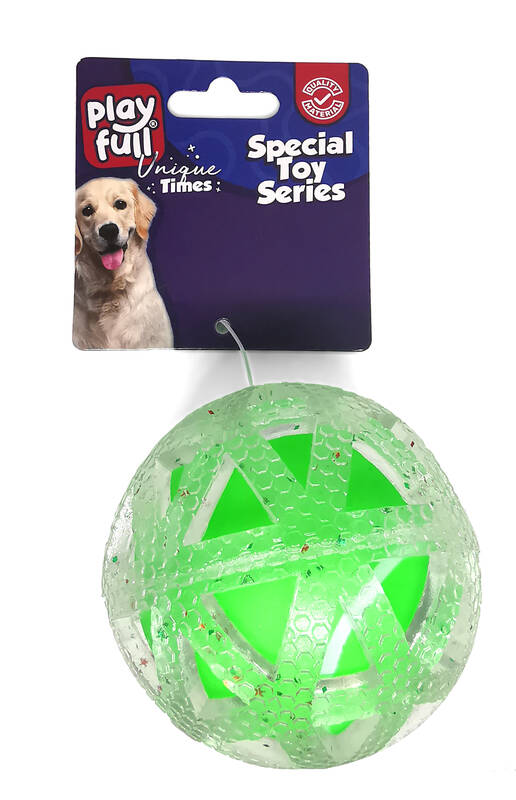 PF-4018-Playfull Plastik Top Köpek Oyuncağı 7,5 Cm