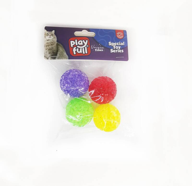 PF-4059-Playfull Plastik Top Kedi Oyuncağı 3,8 Cm